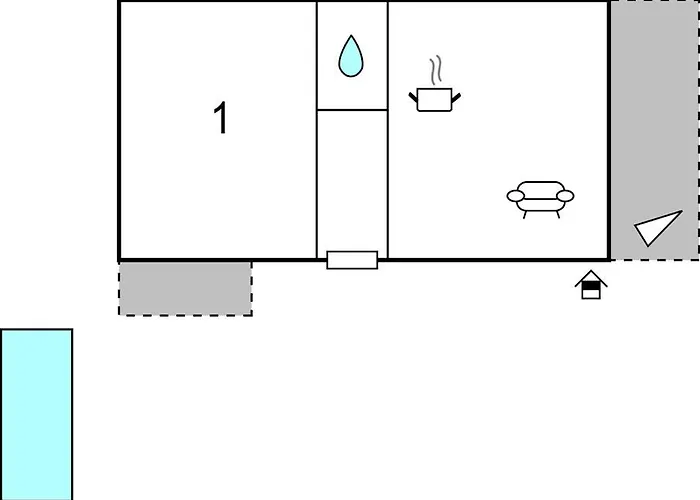 Lägenhet 1 Bedroom Lovely In *